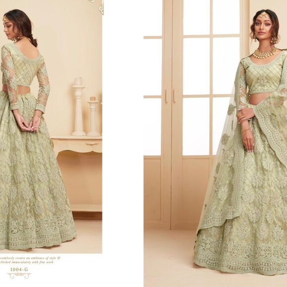 Bridal Lengha Set - Picture 13 of 16